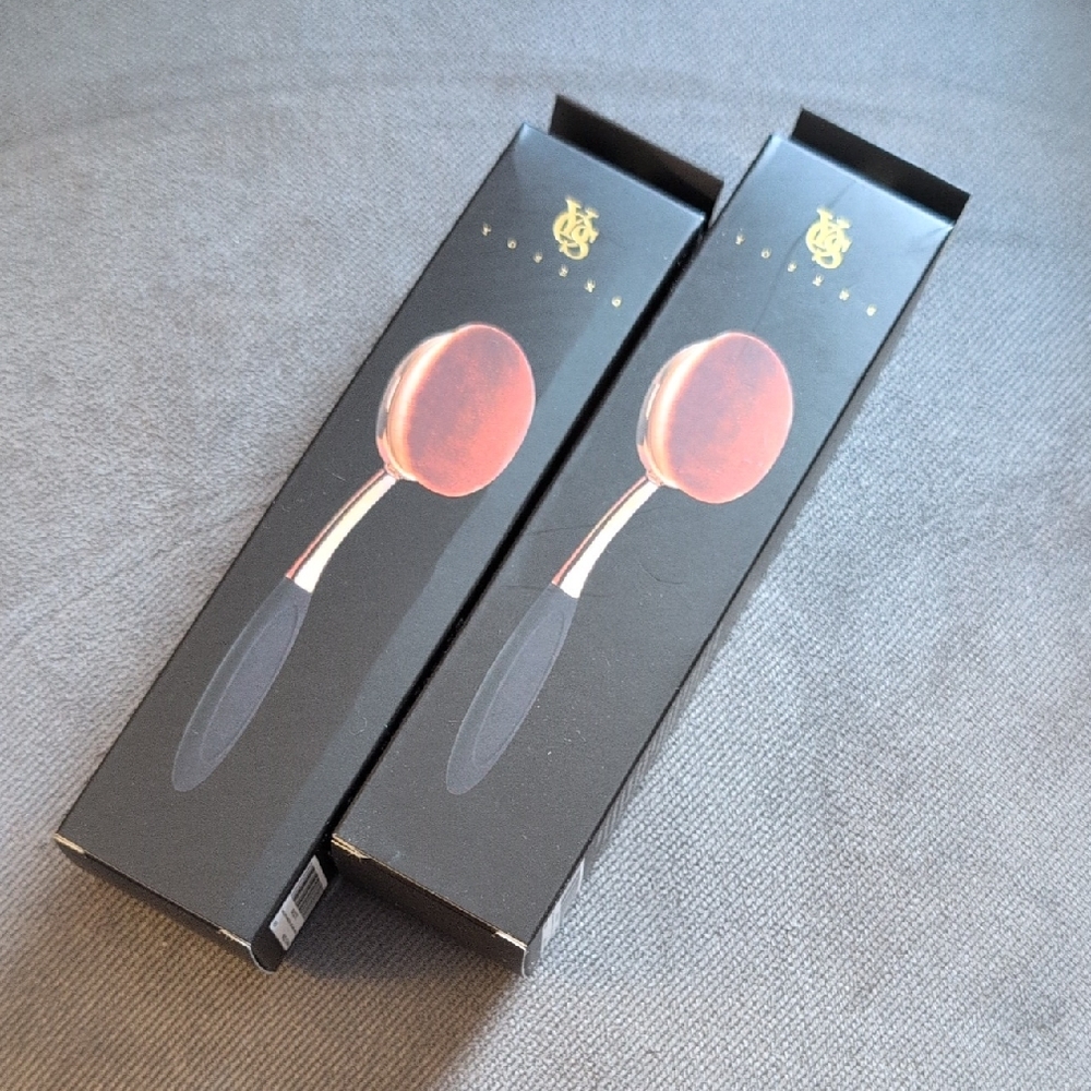 Yoseng Large Oval Foundation Brush - 2 Pack